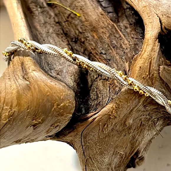 Vintage Napier Silver & Gold Bracelet. - Picture 2 of 5